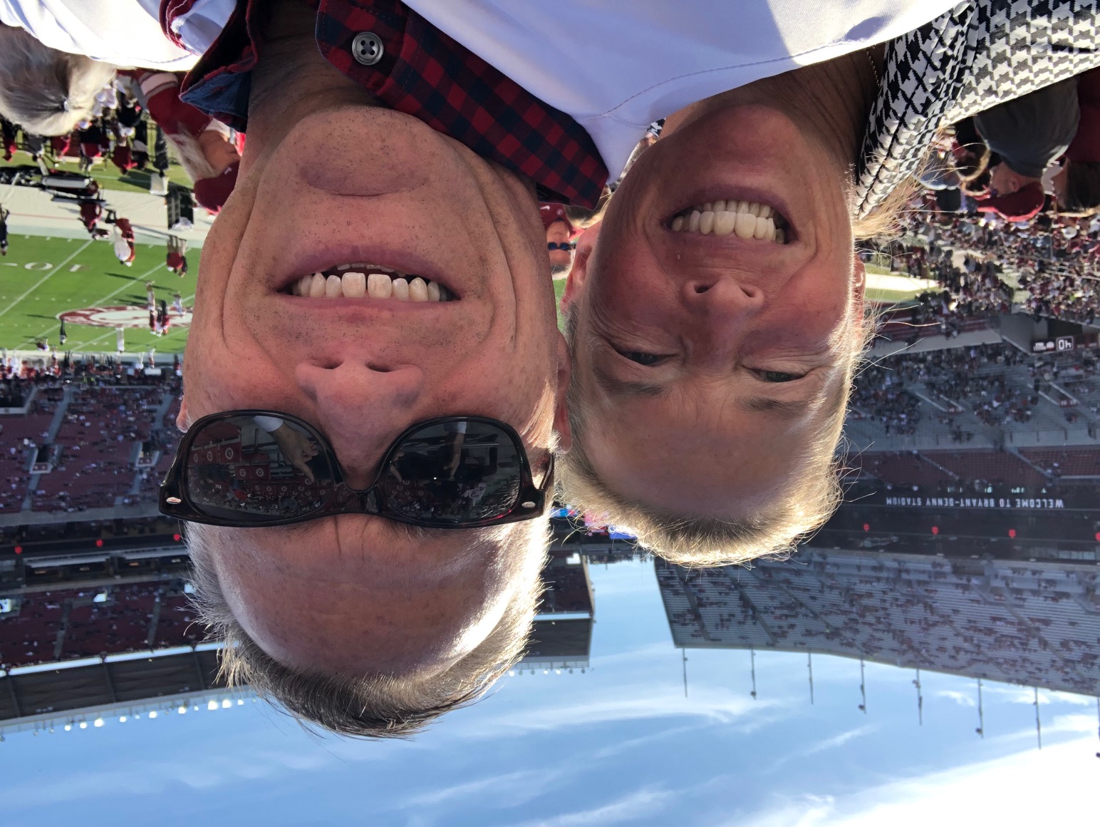 Aleece and John at Bryant-Denny Stadium